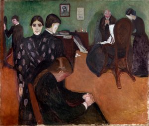 Death in the Chamber of the Sick by Edvard Munch