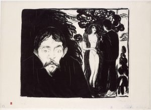 Jealousy II (large) by Edvard Munch