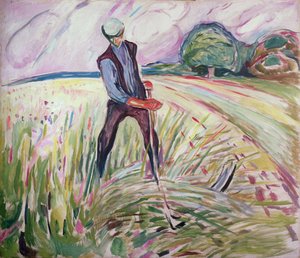Haymaking by Edvard Munch