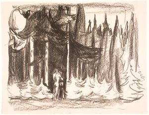In the Forest by Edvard Munch