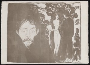 Jealousy by Edvard Munch
