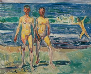 Men by the Sea by Edvard Munch