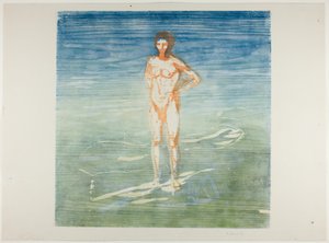 Man Bathing