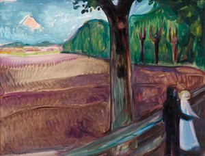 Summer Night by Edvard Munch