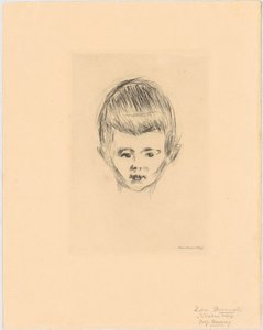 Portrait of Andreas Schwarz by Edvard Munch