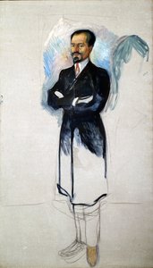 Portrait of Ernest Thiel by Edvard Munch