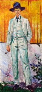 Portrait of the Painter Ludvig Karsten by Edvard Munch