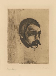 Sigbjørn Obstfelder by Edvard Munch