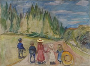 The Fairytale Forest by Edvard Munch