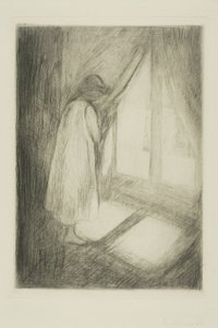 The Girl at the Window by Edvard Munch