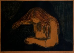 Vampire by Edvard Munch