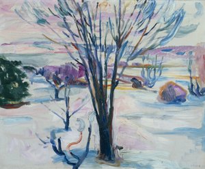 Winter Landscape from Jeløya by Edvard Munch