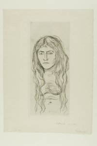 Woman with Long Hair by Edvard Munch