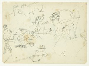 Composition Study for the Langelinie Painting by Edvard Weie