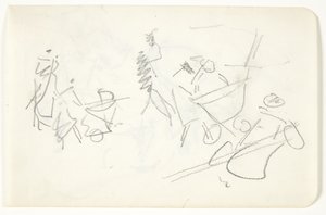 Composition Study for the Langelinie Picture by Edvard Weie