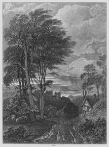 John Milton, Il Penseroso (engraving)