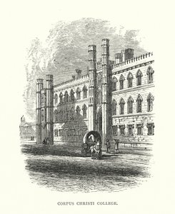 Corpus Christi College by Edward (after) Whymper