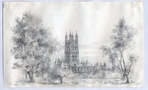 Gloucester Cathedral, 1900 by Edward Adrian Wilson