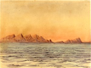 Sunset, Simons Bay, South Africa by Edward Adrian Wilson