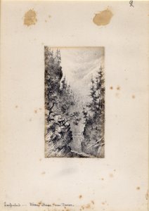 Wiesen Strasse near Davos, Switzerland, 1898-99 by Edward Adrian Wilson