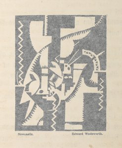 Newcastle from BLAST no. 1, the Vorticist magazine by Edward Alexander Wadsworth