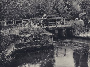 At Burcombe on the Nadder by Edward Alfred Barton