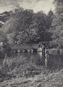 Evening Rise at Leverton Bridge by Edward Alfred Barton