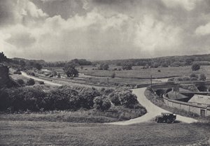 The Test Valley from Chilbolton Down by Edward Alfred Barton