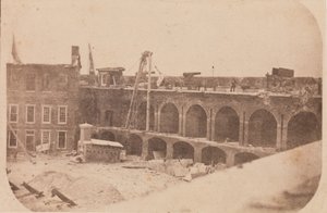 The Evacuation of Fort Sumter, April 1861 by Edward Anthony