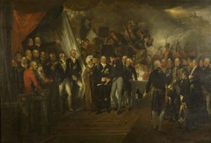 The Embarkation of Louis XVIII at Dover by Edward Bird