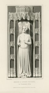 Effigy of Queen Philippa by Edward Blore