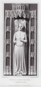 Effigy of Queen Philippa, in Westminster Abbey by Edward Blore