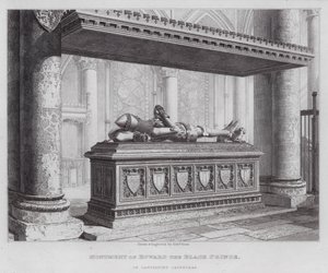 Monument of Edward the Black Prince, in Canterbury Cathedral