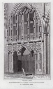 Monument of Humphrey Duke of Gloucester, in St Albans Abbey Church by Edward Blore