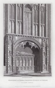 Monument of Thomas Hatfield, Bishop of Durham, in Durham Cathedral