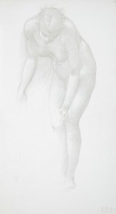 Bending Female Nude by Edward Burne-Jones