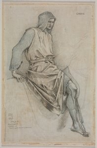 Study for the Failure of Gawain from the Holy Grail Tapestries by Edward Burne-Jones