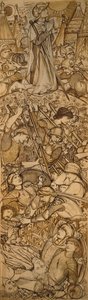 The Battle of Beth-Horon - Joshua Commanding the Sun and Moon to Stand Still by Edward Burne-Jones