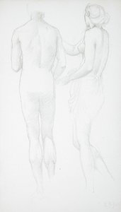 Two Nudes Seen from the Rear