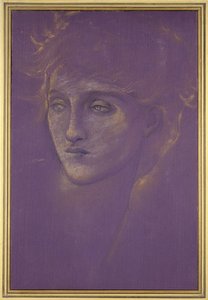 Head of a Woman by Edward Burne Jones