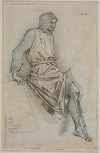 Study for the Failure of Gawain from the Holy Grail Tapestries by Edward Burne Jones
