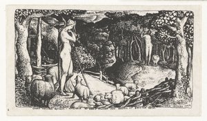 Ideal Pastoral Life by Edward Calvert