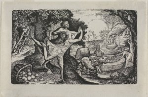 The Cyder Feast by Edward Calvert