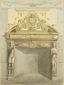 Chimneypiece in the School Room at the late Dr Estlin