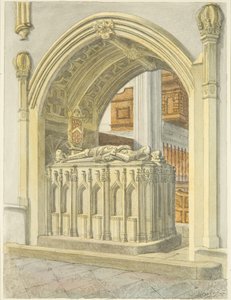 Tomb of Robert Fitzharding, died 1170, in Bristol Cathedral by Edward Cashin