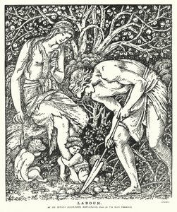 Labour by Edward Coley (after) Burne-Jones