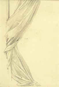 Drapery Study by Edward Burne Jones