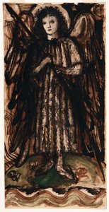 Love Reigning over the Elements, Design for Stained Glass (c.1860-62) by Edward Coley Burne Jones