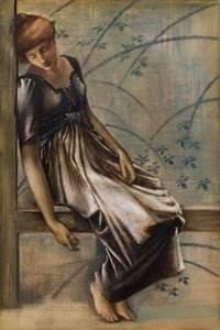 Study for the Briar Rose Series, The Garden Court by Edward Coley Burne Jones