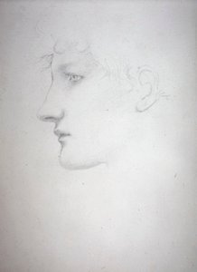 Study of a Head - Bessie Keane, c.1893